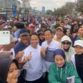 Ket Gambar: Walikota Depok bersama Ketua dan Sekretaris DPD Partai Nasdem Kota Depok dan Masyarakat Depok di CFD Margonda