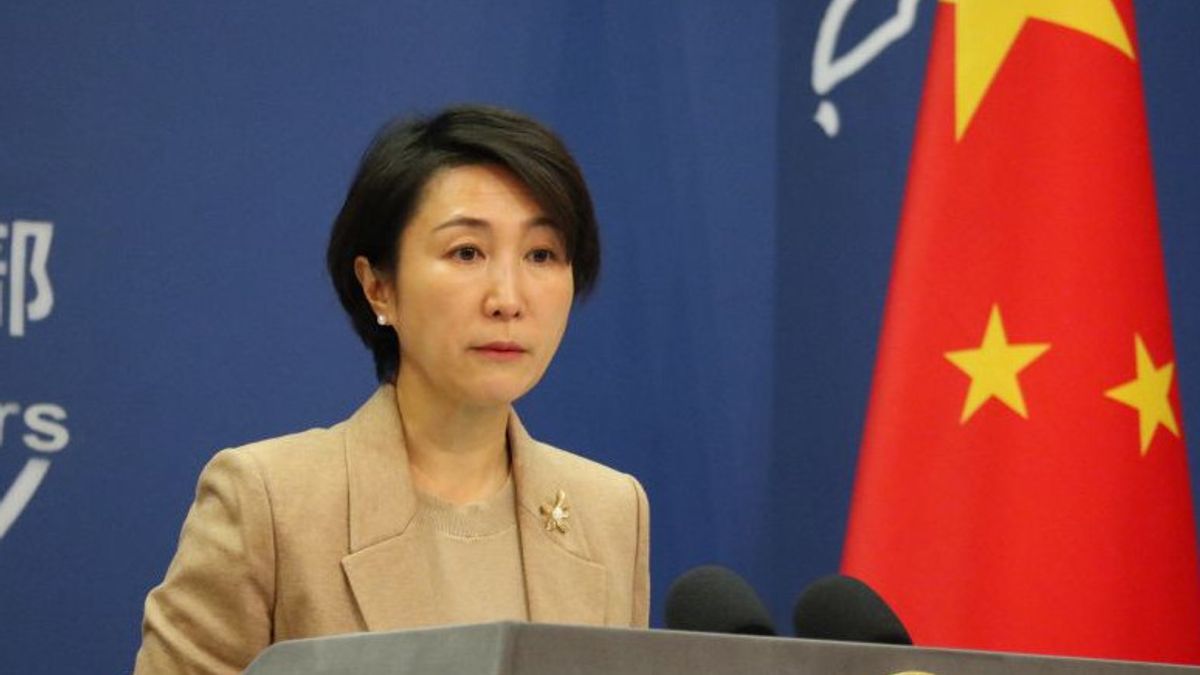 Juru Bicara Kementerian Luar Negeri China Mao Ning (ANTARA/Desca Lidya Natalia)
