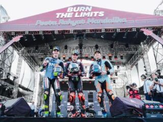 Hasil kualifikasi MotoGP Mandalika 2025 yang digelar di Pertamina Grand Prix of Indonesia 2025 Mandalika, NTB, Sabtu (4/10), mencatatkan rider Aprilia Racing Marco Bezzecchi berhasil menjadi yang tercepat, hasil ini juga menyegel posisi start untuk balapan utama MotoGP esok hari (Minggu, 5/10). (foto: Injourney)