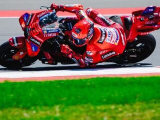 Sang juara dunia MotoGP 2025 dari Ducati Lenovo Marc Marquez, meraih hasil paling buruk setelah menempati posisi kesembilan dalam kualifikasi seri ke-18 Pertamina Grand Prix of Indonesia 2025 yang digelar di Pertamina Mandalika International Circuit, Lombok, NTB, Sabtu (4/10).(foto: Injourney)