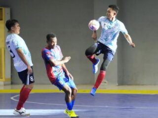 Tim futsal Kementerian Pemuda dan Olahraga (Kemenpora) mengawali langkah mereka di Pekan Olahraga Nasional (Pornas) Korps Pegawai Republik Indonesia (Korpri) XVII Tahun 2025 dengan hasil cemerlang. (foto:Herry/kemenpora.go.id)