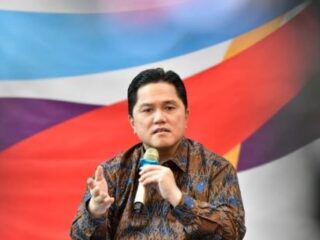 Menteri Pemuda dan Olahraga Republik Indonesia (Menpora RI) Erick Thohir, secara tegas menyampaikan sikap pemerintah Indonesia menolak kedatangan enam atlet senam dari Israel yang akan mengikuti Kejuaraan Dunia Senam Artistik pada 19-25 Oktober 2025 mendatang di Jakarta. Menpora Erick juga menyampaikan akan menghadapi upaya banding Israel ke Pengadilan Arbitrase Olahraga atau Court of Arbitration for Sport (CAS)atas pencabutan visa atlet senam mereka.(foto:Andre/kemenpora.go.id)
