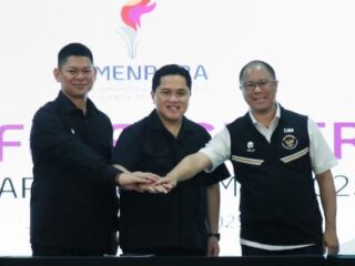 Angin segar dirasakan kontingen Indonesia yang akan berangkat ke ajang SEA Games 2025 Thailand. Pasalnya, anggaran yang semula hanya Rp 10 Miliar dengan hanya bisa memberangkatkan 120 atlet, kini meningkat menjadi Rp 60 Miliar sehingga dapat memberangkatkan hingga 700 sampai 800 atlet.(foto:raiky/kemenpora.go.id) J