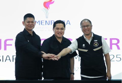 Angin segar dirasakan kontingen Indonesia yang akan berangkat ke ajang SEA Games 2025 Thailand. Pasalnya, anggaran yang semula hanya Rp 10 Miliar dengan hanya bisa memberangkatkan 120 atlet, kini meningkat menjadi Rp 60 Miliar sehingga dapat memberangkatkan hingga 700 sampai 800 atlet.(foto:raiky/kemenpora.go.id) J
