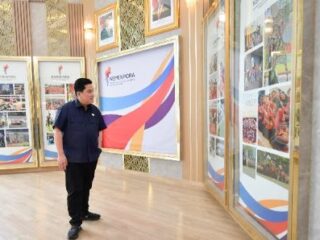Ragam langkah strategis sektor kepemudaan dan olahraga dilakukan Menteri Pemuda dan Olahraga (Menpora) RI Erick Thohir pada satu tahun pemerintahan Presiden Prabowo Subianto. Setidaknya ada delapan langkah strategis yang akan terus dikawal Menpora Erick, sebagaimana arahan Presiden Prabowo.(foto:bagus/kemenpora.go.id)