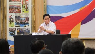 Belajar dari adanya keputusan IOC terhadap olahraga Indonesia, Menteri Pemuda dan Olahraga Republik Indonesia (Menpora RI) Erick Thohir berharap ke depan semua Pengurus Besar (PB) cabang olahraga agar melakukan koordinasi dan komunikasi dengan Kemenpora terkait penyelenggaraan event internasional.(foto:putra/kemenpora.go.id)