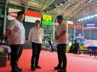 Wakil Menteri Pemuda dan Olahraga Republik Indonesia (Wamenpora RI) Taufik Hidayat berharap pebulu tangkis muda Tanah Air mampu menjaga konsistensi seiring penampilan gemilang di Indonesia Masters 2025. (foto:gilang/kemenpora.go.id)