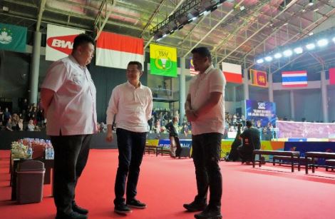 Wakil Menteri Pemuda dan Olahraga Republik Indonesia (Wamenpora RI) Taufik Hidayat berharap pebulu tangkis muda Tanah Air mampu menjaga konsistensi seiring penampilan gemilang di Indonesia Masters 2025. (foto:gilang/kemenpora.go.id)