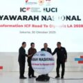 Menteri Pemuda dan Olahraga (Menpora) RI Erick Thohir menghadiri dan membuka Musyawarah Nasional (Munas) Tahun 2025 Pengurus Besar Ikatan Sport Sepeda Indonesia (PB ISSI) Masa Bakti 2025-2029 di The Tribrata Dharmawangsa Jakarta, Jalan Darmawangsa Raya, Kebayoran Baru, Jakarta Selatan (Jaksel), Kamis (30/10) pagi.(foto:Herry/kemenpora.go.id)