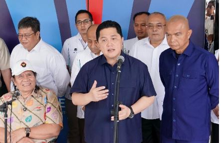 Menteri Pemuda dan Olahraga Republik Indonesia (Menpora RI) Erick Thohir hari Senin (10/11) pagi menerima Ketua National yyyParalympic Commite (NPC) Indonesia, Senny Marbun dan Chef de Mission (CdM) Asean Para Games 2026 Thailand, Reda Manthovani di Ruang Rapat Lantai 10, Kemenpora, Senayan, Jakarta. (foto:Gilang/kemenpora.go.id)