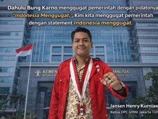 Soroti Pernyataan Menteri HAM, GMNI Jaktim Ajak Jaga Substansi Demokrasi