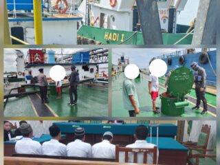Satpolairud Bontang Bongkar Penggelapan 40 Ton CPO, Lima Kru Kapal Jadi Terpidana
