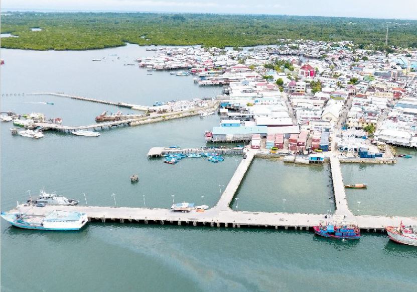 Foto : Kota Dobu Pulau Aru Provinsi Maluku.
