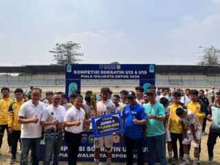 Kompetisi Soeratin U-13 dan U-15 Piala Walikota Depok 2026 Ditutup, Ini Kata Walikota Depok Supian Suri